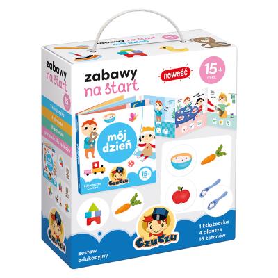 ZABAWY NA START MÓJ DZIEŃ 15M+ CZUCZU. Autor: Opracowanie zbiorowe. SmakLiter.pl Okładka książki ZABAWY NA START MÓJ DZIEŃ 15M+ CZUCZU