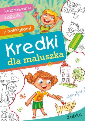 Żabka. Kredki dla maluszka. Autor: Krassowska Dorota. SmakLiter.pl Okładka książki Żabka. Kredki dla maluszka