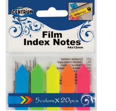 Opakowanie Zakładki indeksujące 4x12mm 20K. 83506