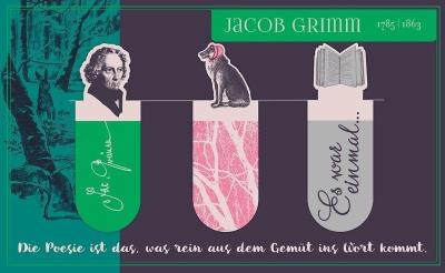 Zakładki magnetyczne - Jacob Grimm. Wydawca: Moses. SmakLiter.pl Opakowanie Zakładki magnetyczne - Jacob Grimm