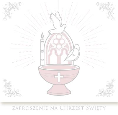 Opakowanie ZAPROSZENIE CHRZEST ZKW CHR 40765 POL MAK