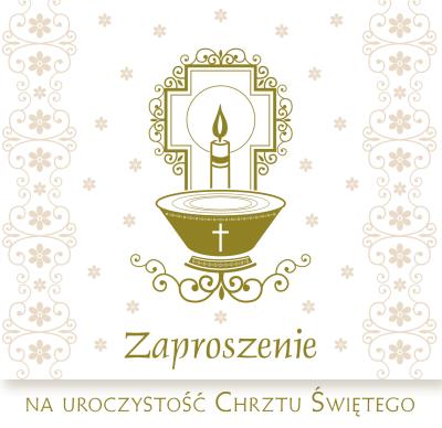 Opakowanie ZAPROSZENIE CHRZEST ZKW CHR 40971 POL MAK