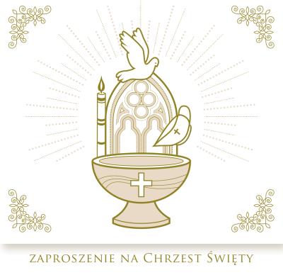 Opakowanie ZAPROSZENIE CHRZEST ZKW CHR 40972 POL MAK