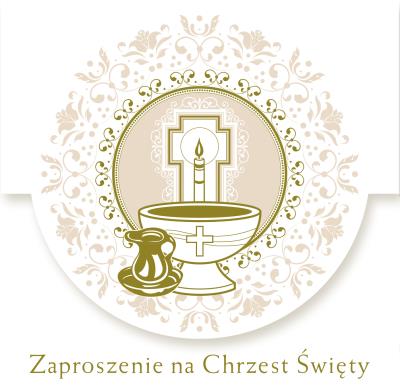 Opakowanie ZAPROSZENIE CHRZEST ZKW CHR 40973 POL MAK