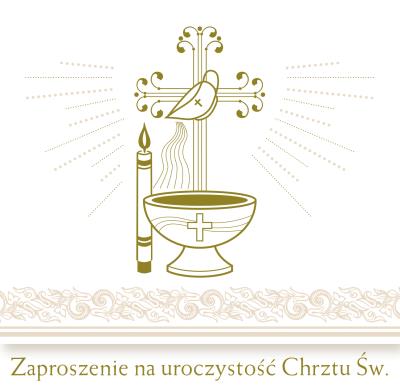 Opakowanie ZAPROSZENIE CHRZEST ZKW CHR 40976 POL MAK