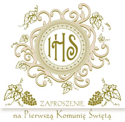 Opakowanie ZAPROSZENIE KOMUNIA ZKW KOM 39817 POL MAK