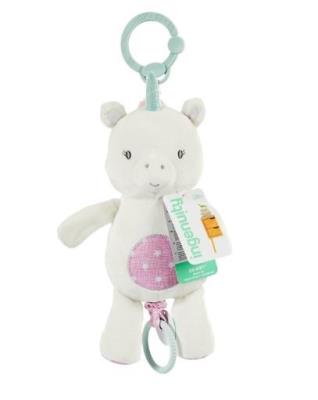 Zawieszka Jednorożec z pozytywką. Wydawca: Dumel. SmakLiter.pl Opakowanie Zawieszka Jednorożec z pozytywką