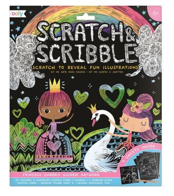 Opakowanie Zdrapywanki Scratch & Scribble Ogród Księżniczki