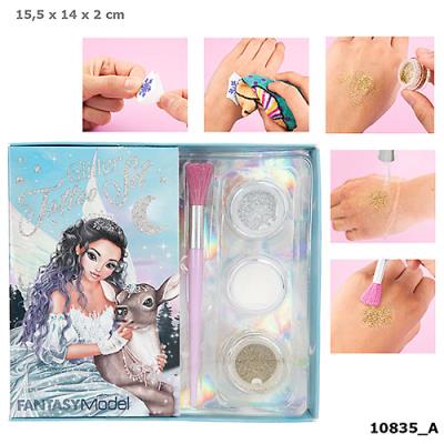 Opakowanie ZESTAW BROKATOWYCH TATUAŻY TOP MODEL ICE PRINCESS 10835A