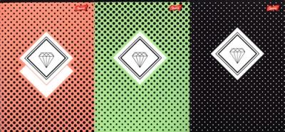 Opakowanie Zeszyt A5 w kratkę 60 kartek Diamondos 10 sztuk mix