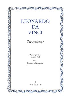 Zwierzyniec. Autor: LEONARDO DA VINCI. SmakLiter.pl Okładka książki Zwierzyniec