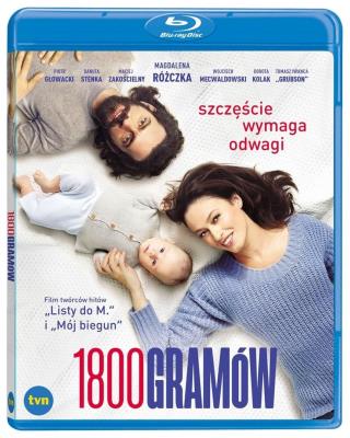 1800 gramów Blu-ray/ Kino Świat. Autor: Marcin Głowacki. SmakLiter.pl Okładka książki 1800 gramów Blu-ray/ Kino Świat