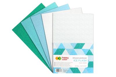 Opakowanie Arkusze piankowe Happy Color ICE FLASCH A4 5 kolorów 5 arkuszy