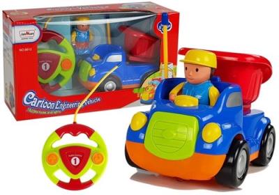 Auto wywrotka z kierownicą zdalnie sterowana. Wydawca: Lean Toys. SmakLiter.pl Opakowanie Auto wywrotka z kierownicą zdalnie sterowana