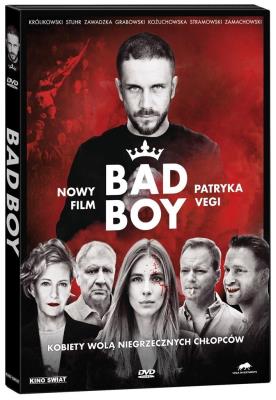 Bad Boy DVD. Autor: Patryk Vega. SmakLiter.pl Okładka książki Bad Boy DVD