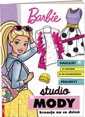 Okładka książki Barbie Studio mody Kreacje na co dzień