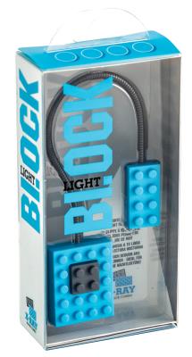 Opakowanie Block Light - lampka do książki X-RAY - niebieska