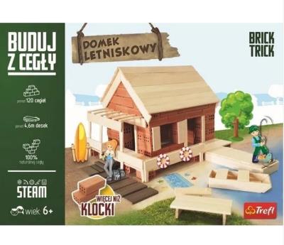 Opakowanie Brick Trick - Buduj z cegły Domek Letniskowy TREFL