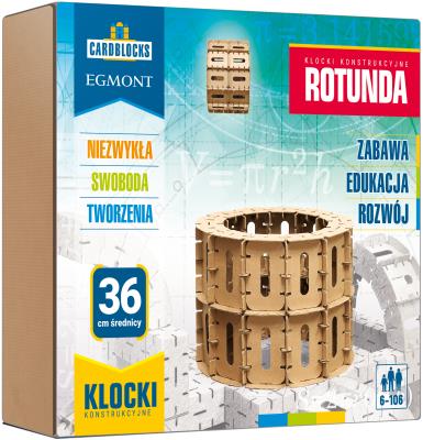 Opakowanie Cardblocks Kartonowe klocki konstrukcyjne Rotunda