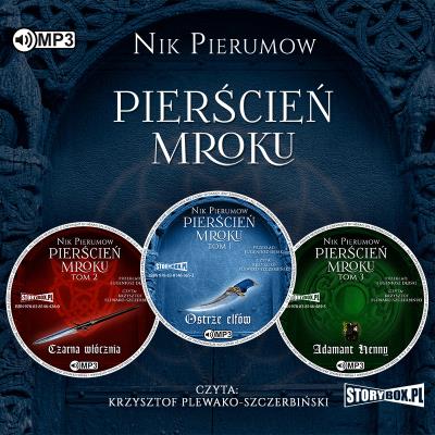 CD MP3 Pakiet Pierścień Mroku. Autor: Pierumow Nik. SmakLiter.pl Okładka książki CD MP3 Pakiet Pierścień Mroku