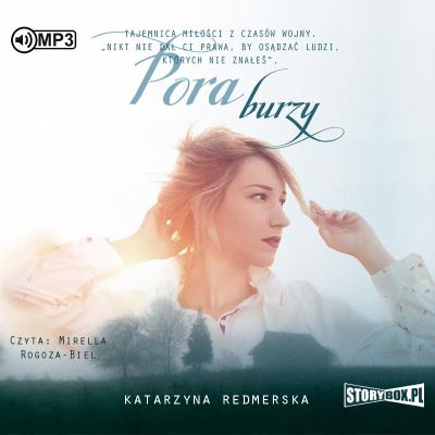 CD MP3 Pora burzy. Autor: Katarzyna Redmerska. SmakLiter.pl Okładka książki CD MP3 Pora burzy