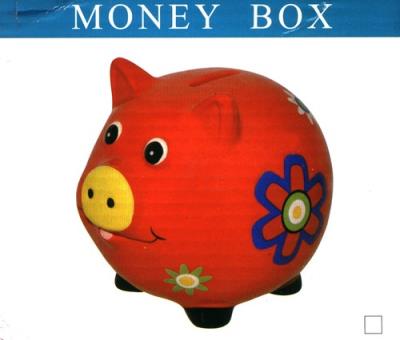 Opakowanie Ceramiczna skarbonka Świnka 4 kolory mix