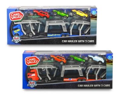 Opakowanie City Laweta z 3 samochodami mix