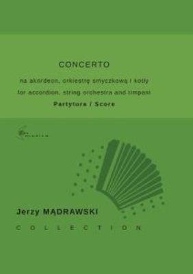 Okładka książki Concerto na akordeon, orkiestrę smyczkową i kotły