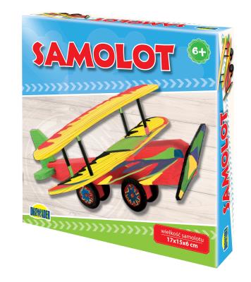 Opakowanie Drewniany samolot