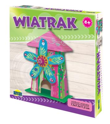 Opakowanie Drewniany wiatrak