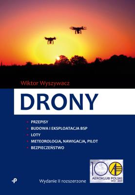 Okładka książki Drony.