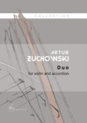 Duo na skrzypce i akordeon. Autor: Artur uchowski. SmakLiter.pl Okładka książki Duo na skrzypce i akordeon
