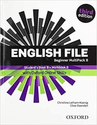 English File 3E Beginner Multipack B + online. Autor: Clive Oxenden; Christina Latham-Koenig. SmakLiter.pl Okładka książki English File 3E Beginner Multipack B + online