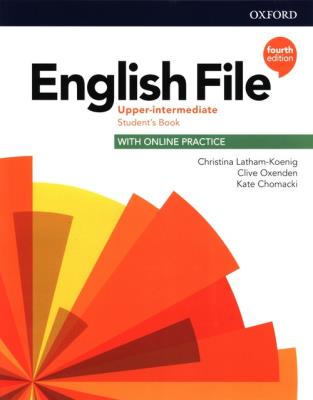 English File 4E Upper-Interm SB + online practice. Autor: Latham-Koenig Christina, Oxenden Clive, Chomacki Kate. SmakLiter.pl Okładka książki English File 4E Upper-Interm SB + online practice