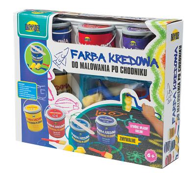Opakowanie Farba kredowa do malowania po chodniku