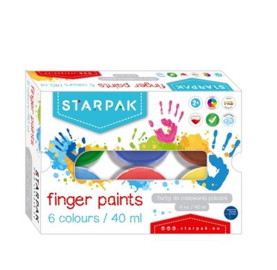 Opakowanie Farby do malowania palcami 6 kolorów