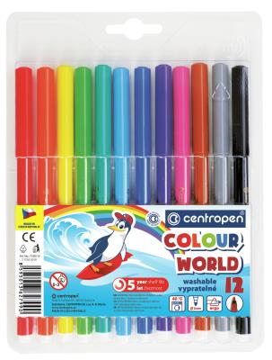 Opakowanie Flamastry Centropen rainbow kids 7550 12 kolorów