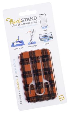 Opakowanie FlexiStand podstawka pod telefon - Red Tartan