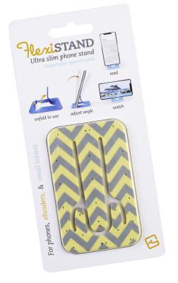 Opakowanie FlexiStand podstawka pod telefon - Yellow Chevron