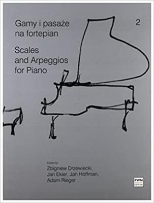 Gamy i pasaże na fortepian 2 PWM. Autor: Drzewiecki Zbigniew. SmakLiter.pl Okładka książki Gamy i pasaże na fortepian 2 PWM
