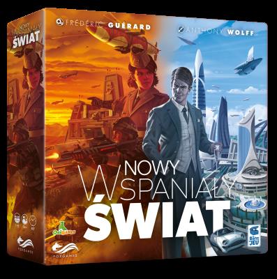 Gra Nowy wspaniały świat. Autor: Frederic Guerard. SmakLiter.pl Okładka książki Gra Nowy wspaniały świat