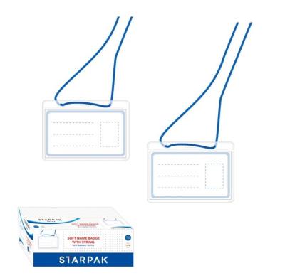Opakowanie Identyfikator PP 80x108 sznurek (50szt)