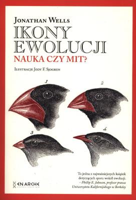 Ikony ewolucji. Autor: Wells Jonathan. SmakLiter.pl Okładka książki Ikony ewolucji