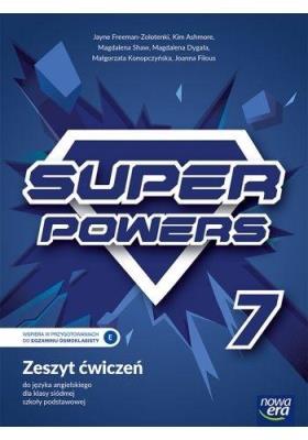 J. Angielski SP 7 Super Powers ćw. NE w.2020. Autor: Jayne Freeman-Zolotenki, Kim Ashmore. SmakLiter.pl Okładka książki J. Angielski SP 7 Super Powers ćw. NE w.2020