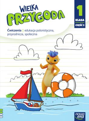 J. Polski SP 1 Wielka Przygoda ćw. cz.2 NE. Autor: Elżbieta Kacprzak, Anna Ładzińska. SmakLiter.pl Okładka książki J. Polski SP 1 Wielka Przygoda ćw. cz.2 NE