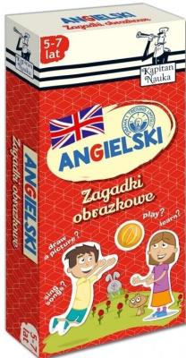 Okładka książki Kapitan Nauka Zagadki... Angielski 5-7 lat wyd.2