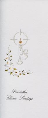 Opakowanie Karnet Chrzest DL C14 - Świeca