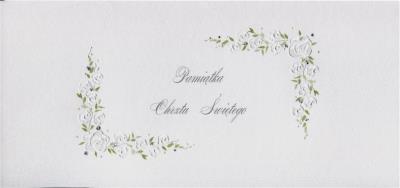 Karnet Chrzest DL C15 - Białe kwiaty. Wydawca: MAK. SmakLiter.pl Opakowanie Karnet Chrzest DL C15 - Białe kwiaty