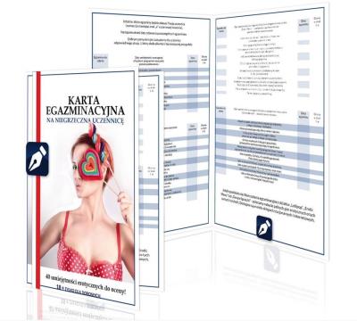 Opakowanie Karta egzaminacyjna na niegrzeczną uczennicę