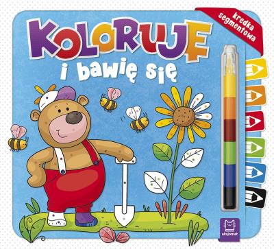 Okładka książki Koloruję i bawię się. Kredka segmentowa